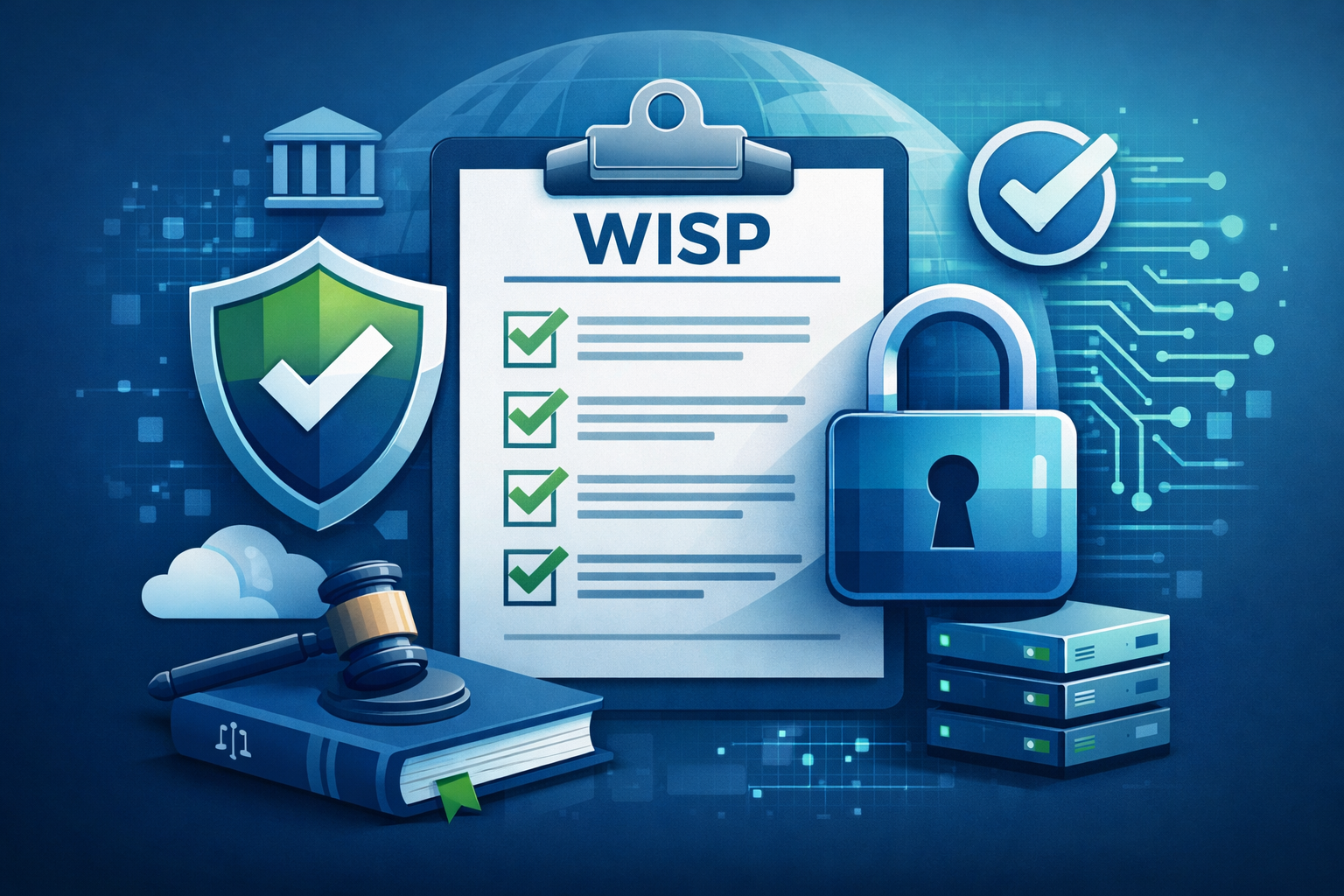 Written Information Security Program WISP compliance checklist for cybersecurity and data protection