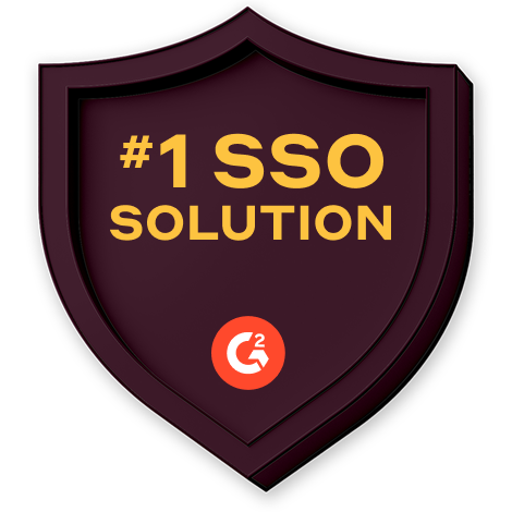 G2 #1 SSO Solution badge recognizing leading single sign-on security technology